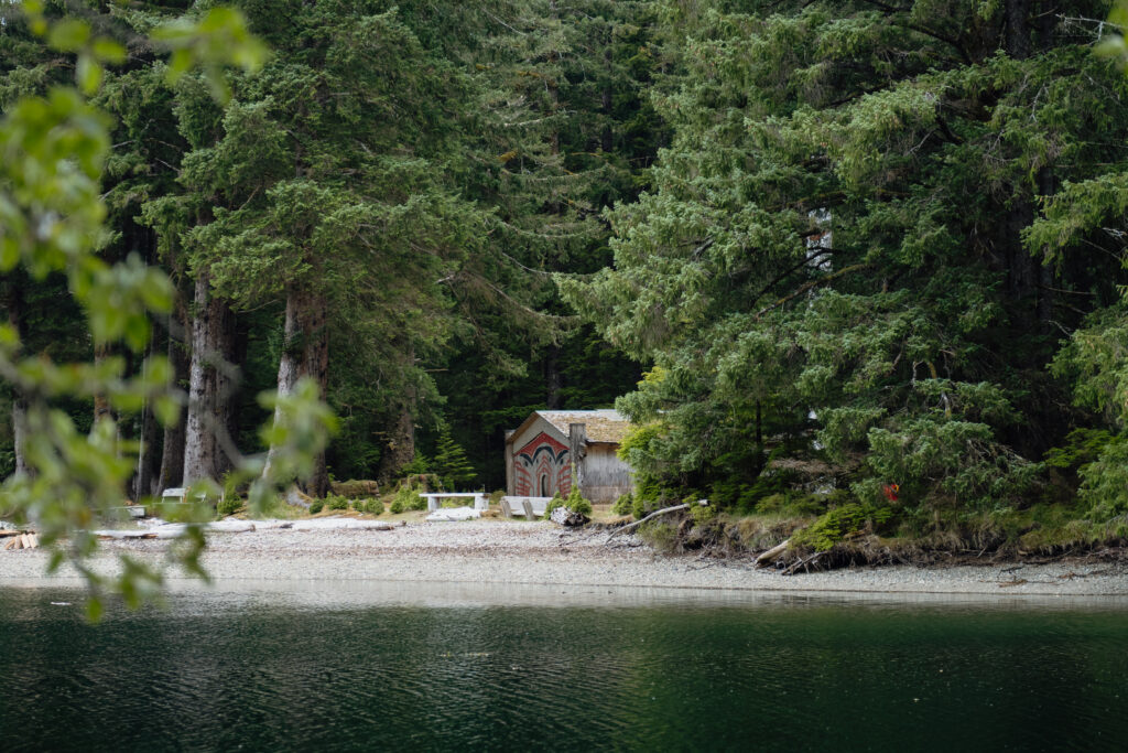 Cultural site in Haida Gwaii