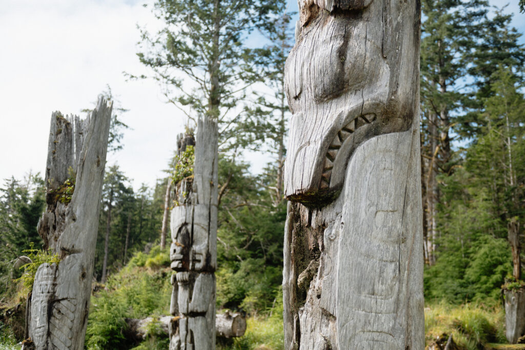 Cultural site on Ultimate Gwaii Haanas trip
